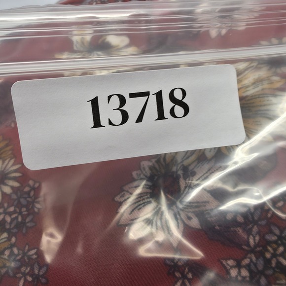 Maurices Wrap Skirt Womens 3X Orange Floral Boho Cottagecore Flowy Rustic Knee - Picture 8 of 9